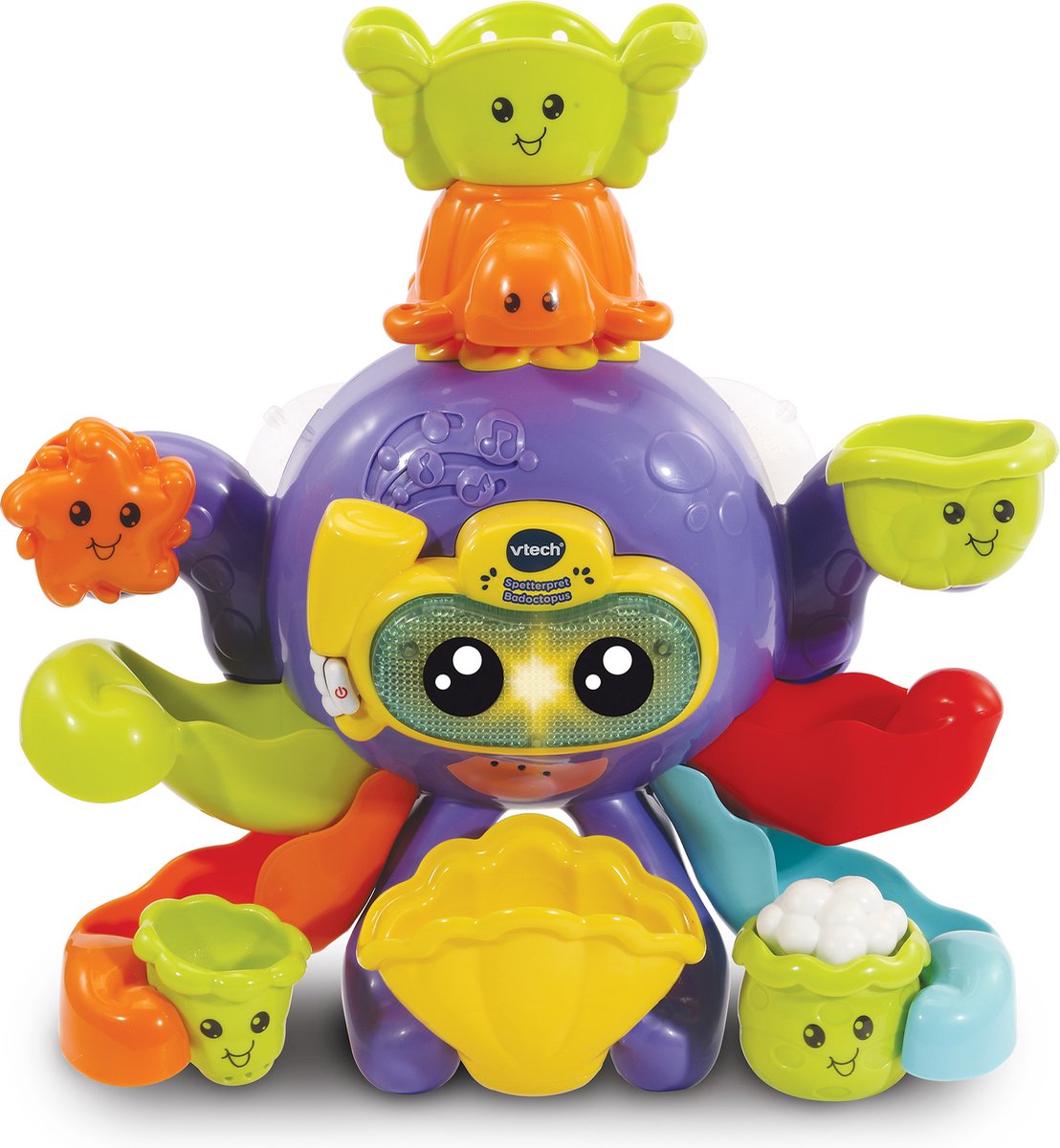 Vtech Splash & Play Bath Octopus - bath toys - baby bath toy - calming melodies songs - gift - toys 1 to 5 years