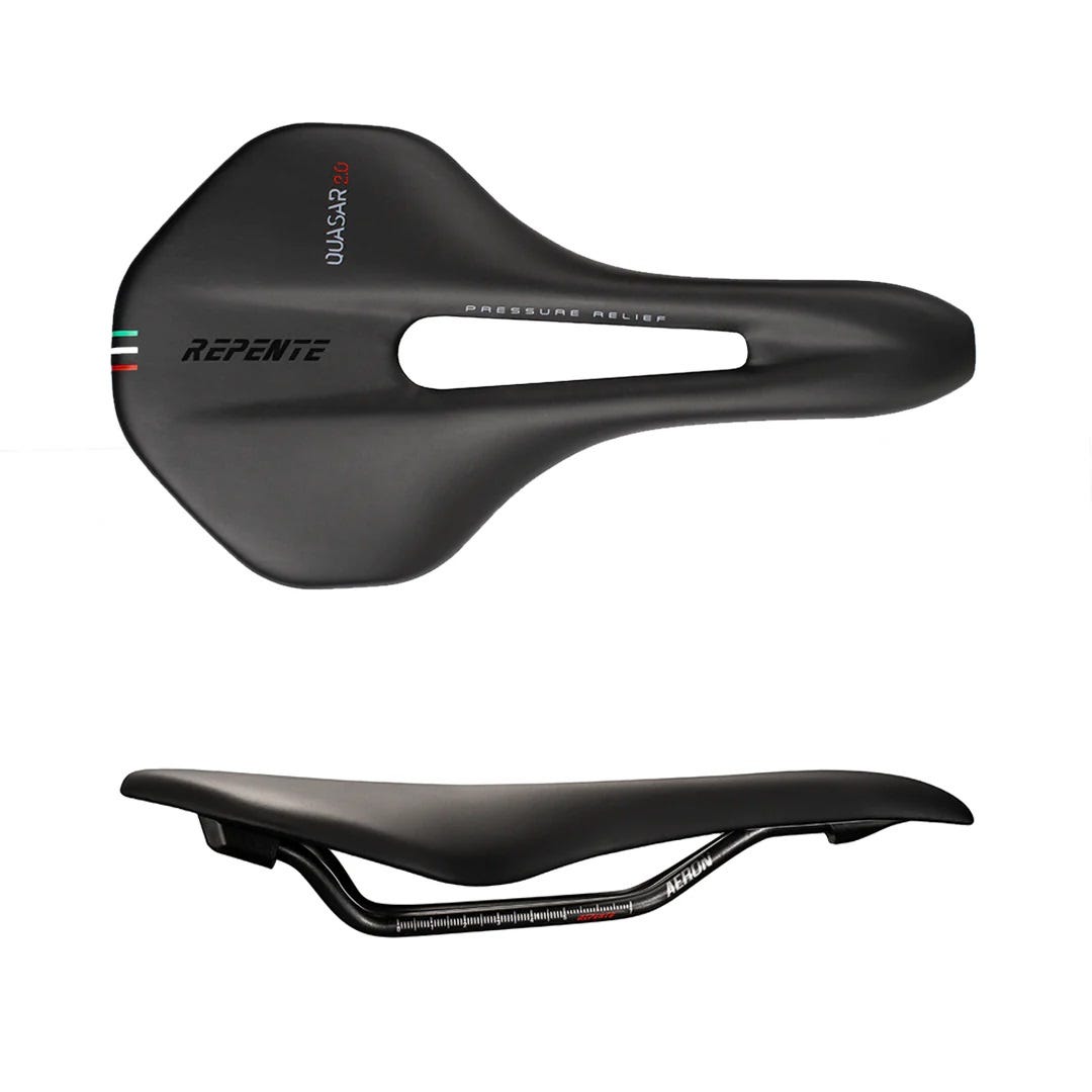 F-tech repente zadel quasar 2.0 aeron lcf technologie cromoly zwart