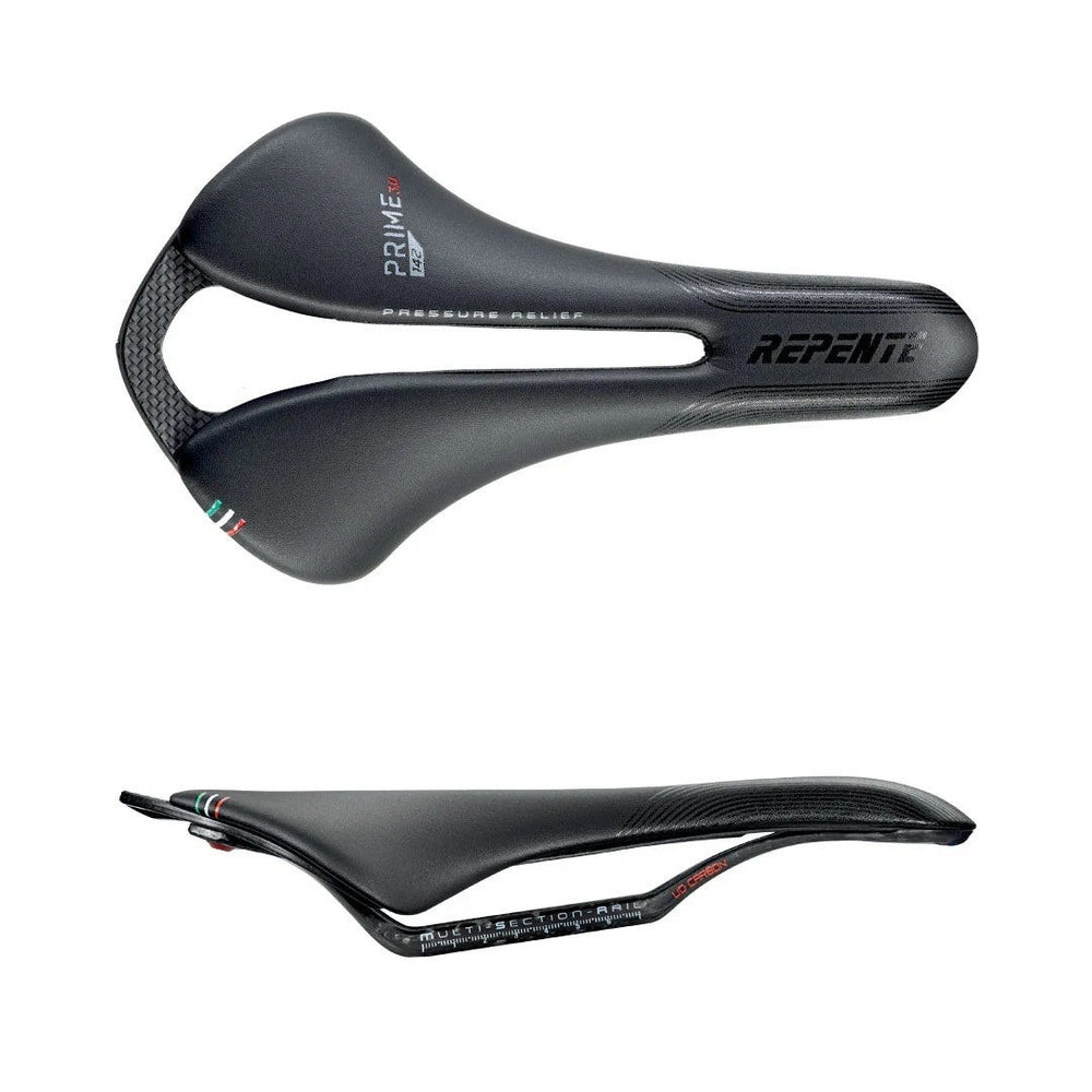 F-tech repente zadel prime 3.0 142mm lcf technologie carbon rails zwart