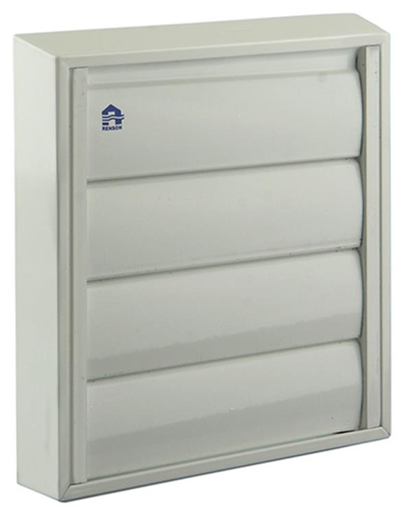 Renson 1006251 - dampkaprooster opbouw 433 alu ral 9010 173x173mm | 2 stuks