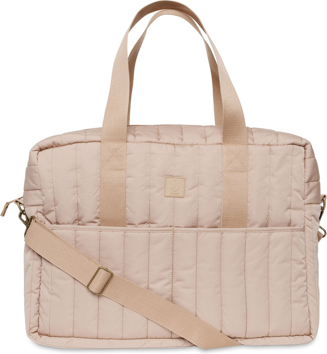 Jollein baby luiertas - puffed moos - biscuit