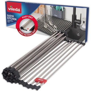 Vileda afdruiprek rvs 45x40 cm | 2 stuks