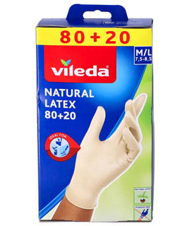 Vileda handschoen natuurlatex 80+20