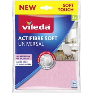 Vileda doek actifibre zacht 2 stuks