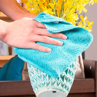 Clean home microvezel stofdoek 35x35 cm | 6 stuks