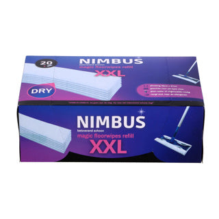 Nimbus magische vloerdoekjes navulling 20 stuks xxl 46x27 cm