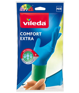 Vileda handschoenen comfort extra medium | 4 stuks