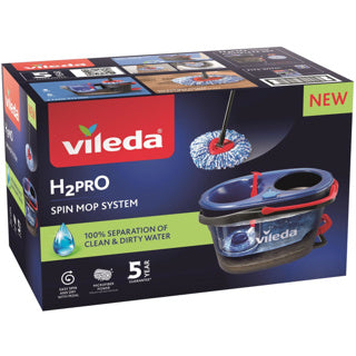 Vileda h2pro spin mop box