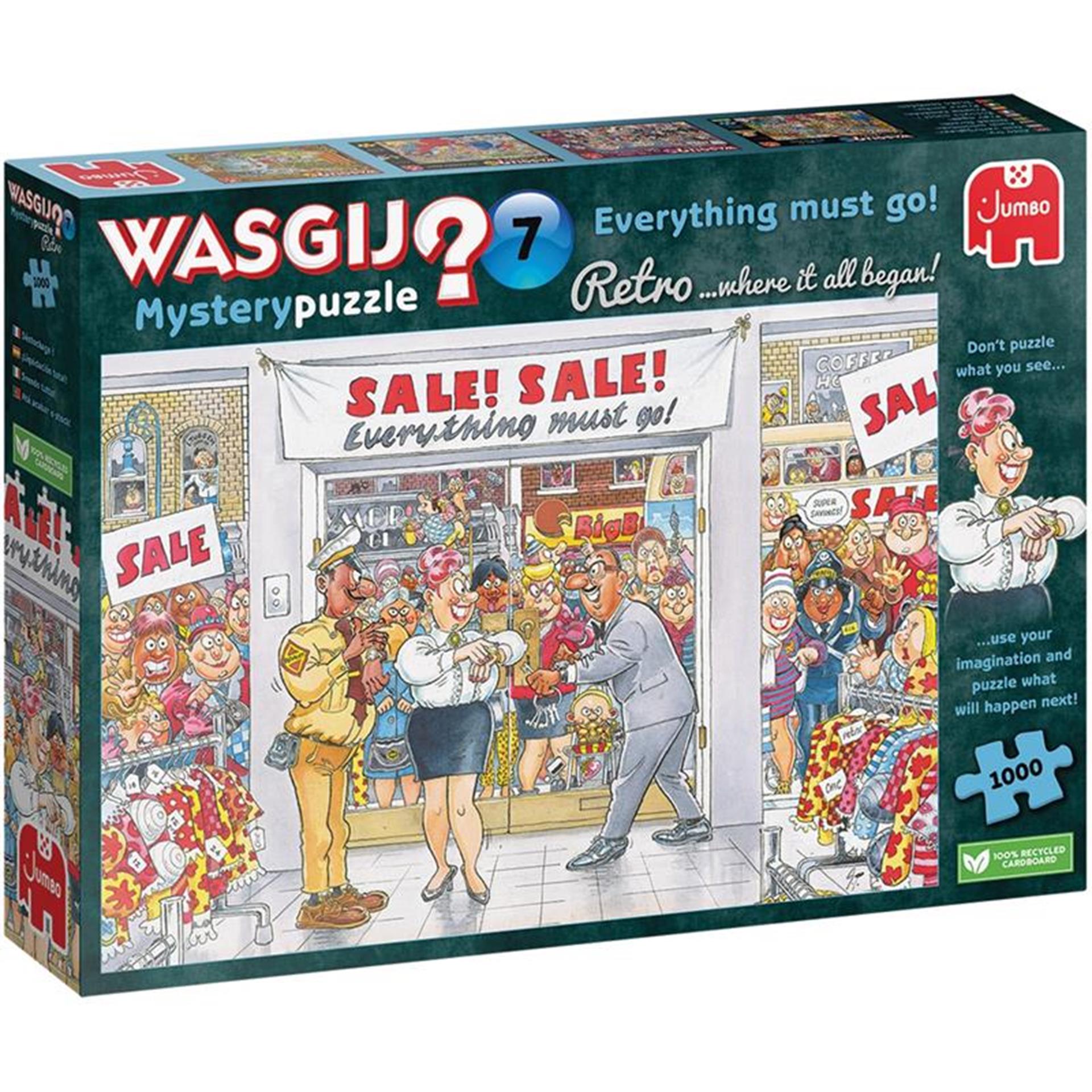 Wasgij Retro Mystery 7 - Uitverkoop!, 1000st.