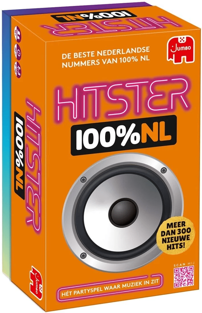 Jumbo hitster 100% nl – nederlandstalig muziekspel – nederlandse hits – partyspel – actiespel