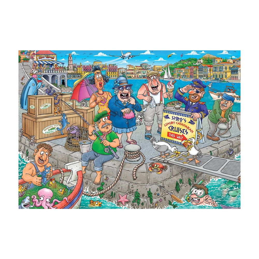 Jumbo wasgij original 47 - de boot in! - 1000 stukjes puzzel - legpuzzel