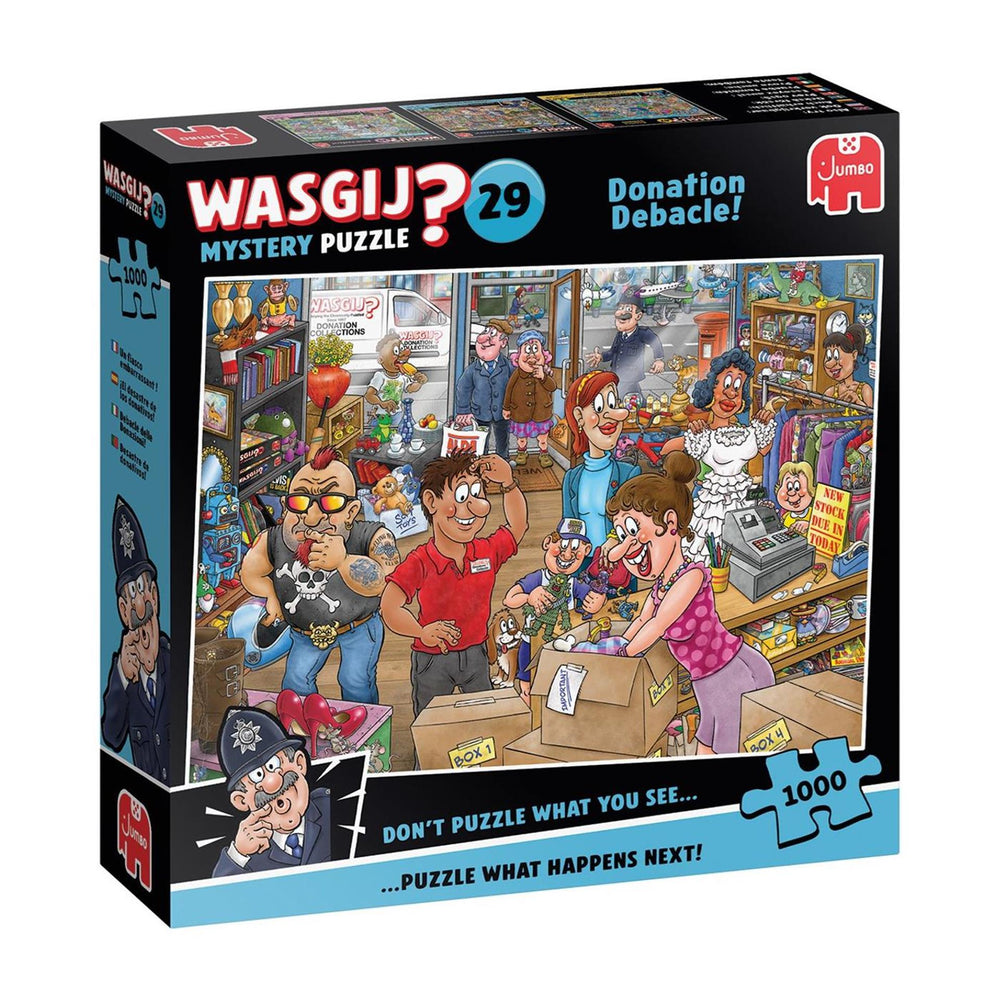 Jumbo wasgij mystery 29 - donatiedebacle! - 1000 stukjes puzzel - legpuzzel volwassenen