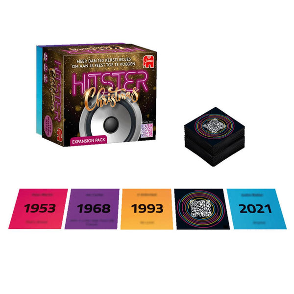 Jumbo hitster christmas – muziekspel uitbreiding – kerstmuziek – kerstliedjes – partyspel – actiespel