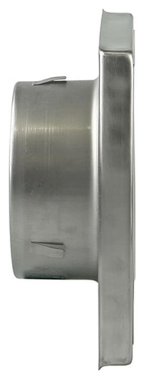 Renson 1006273 - dampkaprooster inbouw 633 inox ø125 | 2 stuks