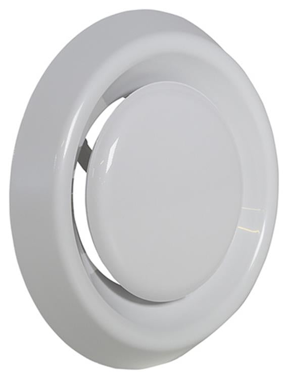 Renson 1006745 - afz.ventiel pvc736 wit ø100 | 1 stuks