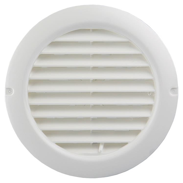 Renson 1006376 - ronde regelbare rooster inb. 735 pvc ral 9010 ø 100-150 | 2 stuks