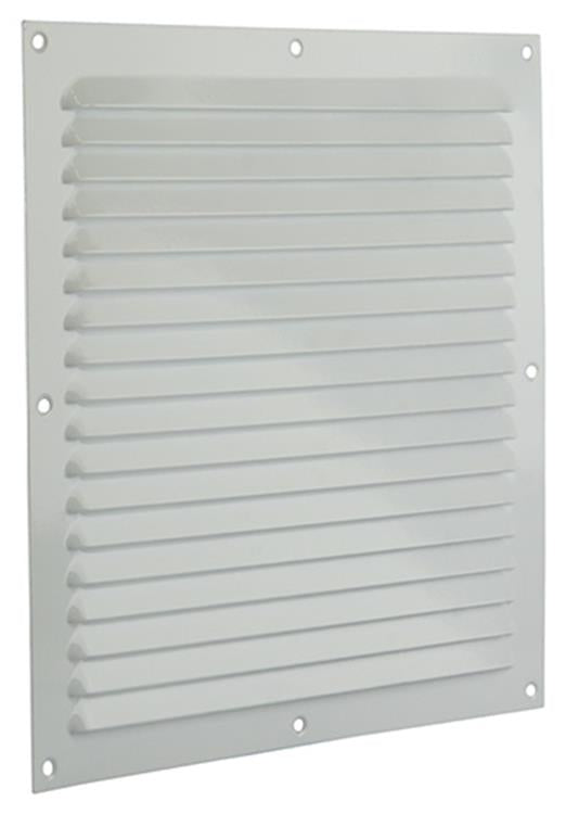 Renson 1006309 - schoepenrooster vlak alu ral 9010 250x250mm | 10 stuks