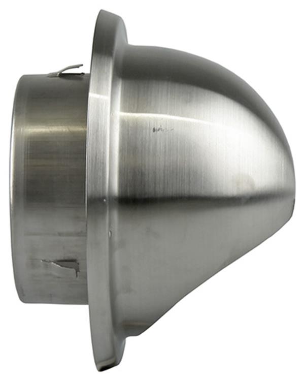 Renson 1006276 - bolrooster inbouw 638 inox ø125 | 2 stuks