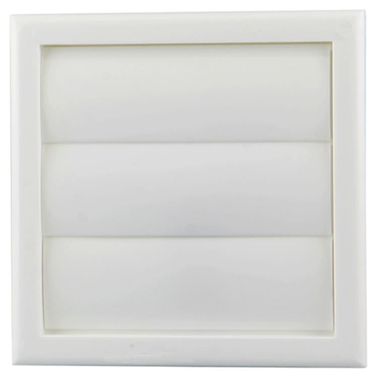 Renson 1006372 - dampkaprooster opbouw 733 pvc ral 9010 154x154mm | 2 stuks