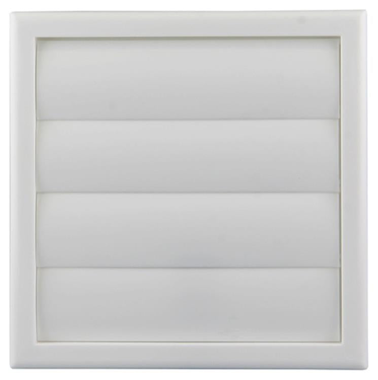 Renson 1006374 - dampkaprooster opbouw 733 pvc ral 9010 187x187mm | 2 stuks