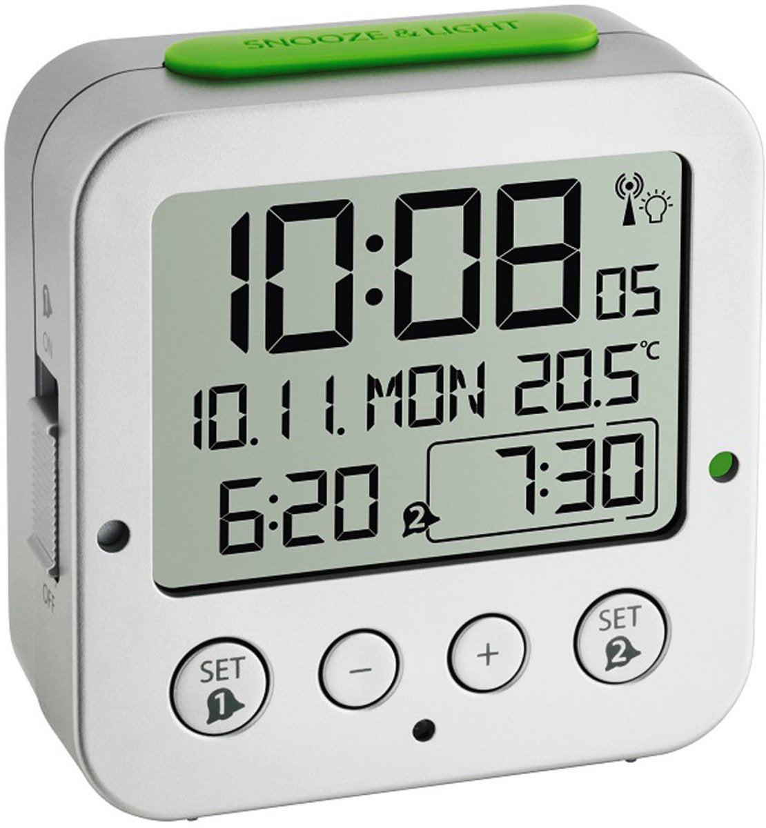 Tfa dostmann bingo funk-wecker 60.2528.02
