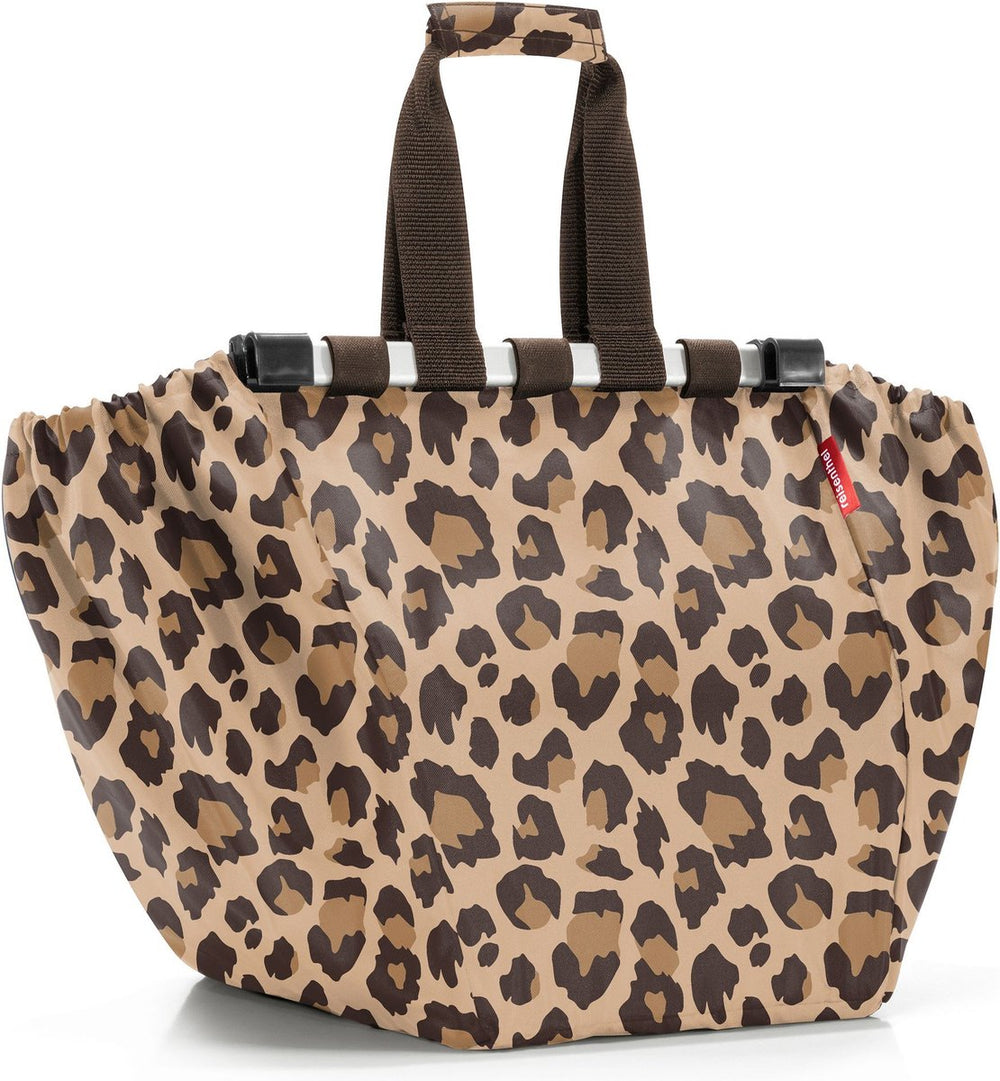 Reisenthel easyshoppingbag shopper voor winkelwagen - 30l - leo macchiato bruin