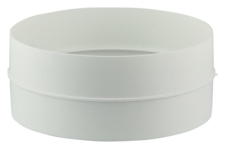 Renson 1006396 - pvc verbindingsstuk 7006 wit ø 125 | 4 stuks