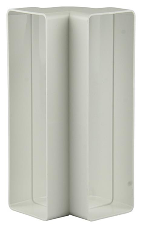 Renson 1006404 - pvc hoekverbinding vert.90° 7015 wit 204x60mm | 3 stuks