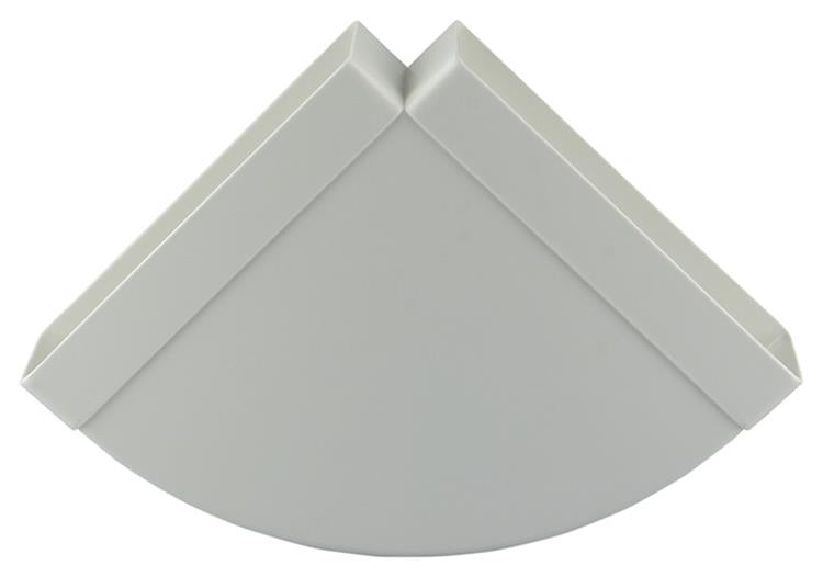 Renson 1006406 - pvc hoekverbinding hor.90° 7016 wit 204x60mm | 3 stuks