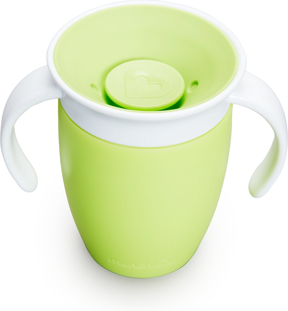 Munchkin miracle anti-lek 360° drinkbeker - trainer cup - oefenbeker voor baby en kind - 207ml - groen