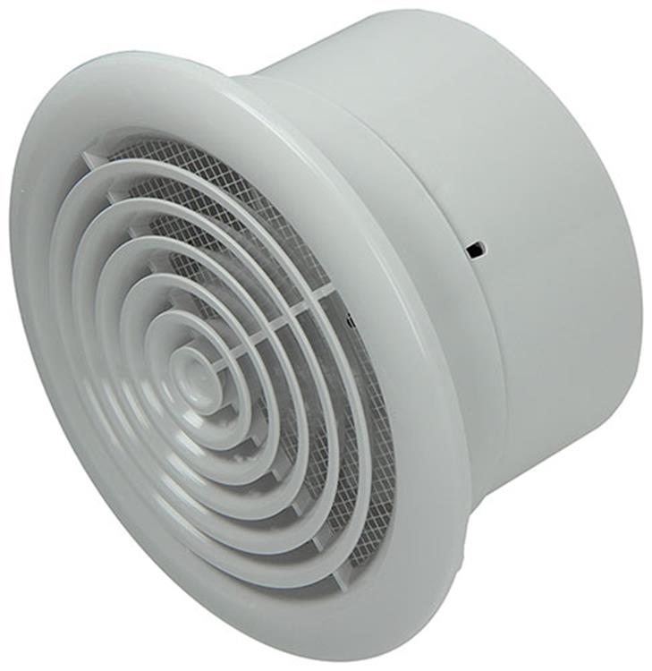 Renson 1006440 - mechanische ventilator rond st. 7132 r wit ø 125 | 2 stuks