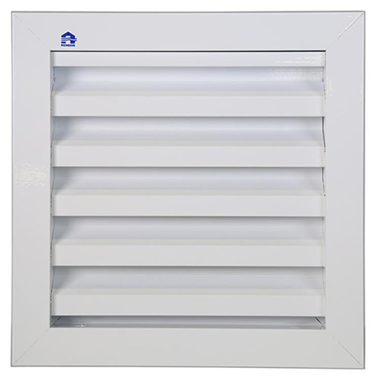 Renson 1006610 - inbouw muurrooster 411 ral 9010 200x200mm | 2 stuks