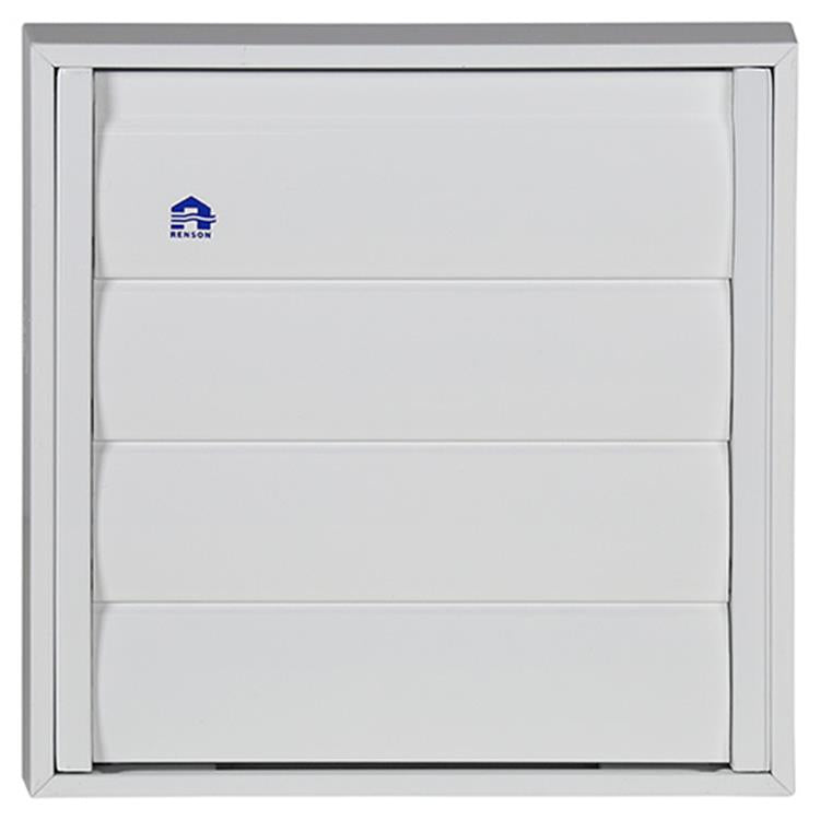 Renson 1013878 - lamellenrooster alu wit 433 173x173mm | 2 stuks