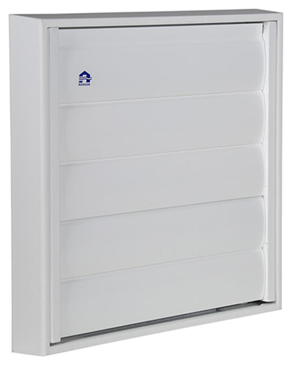 Renson 1013879 - lamellenrooster alu wit 433 210x210mm | 2 stuks