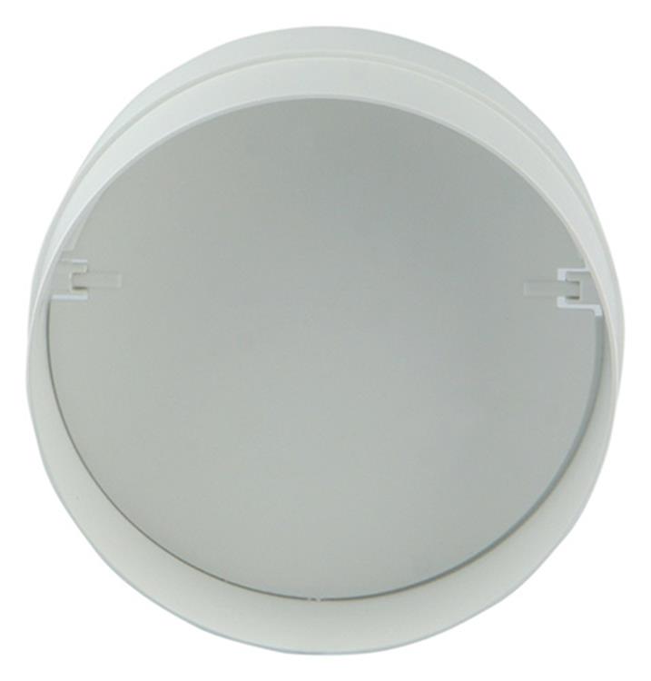 Renson 1008568 - pvc verbindingsstuk + terugslag klep 7007 wit diam. 125mm | 2 stuks