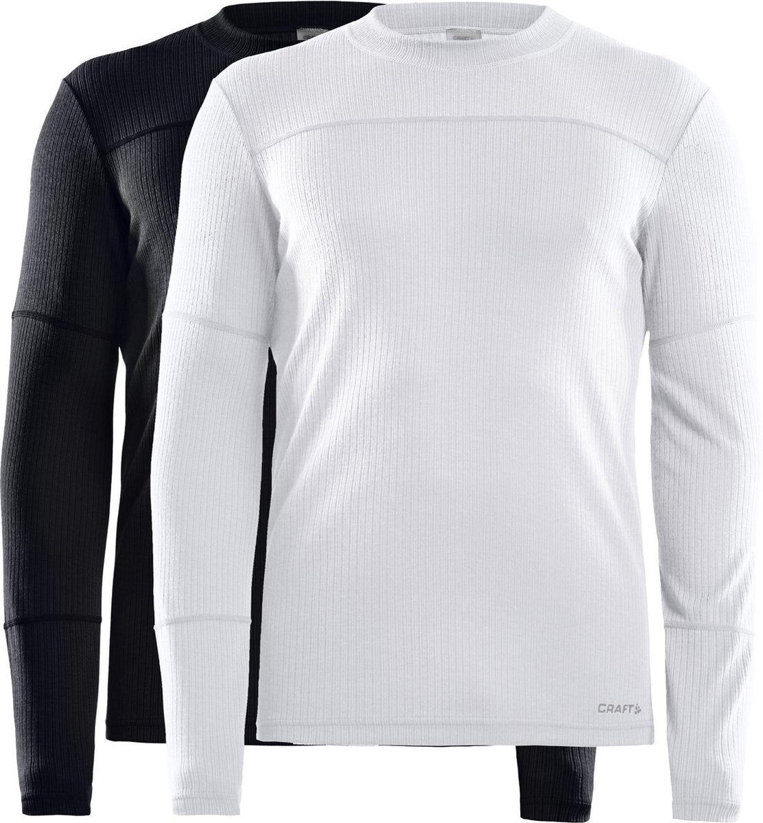 Craft - core 2-pack baselayer - thermoshirt - zwart wit - heren - l