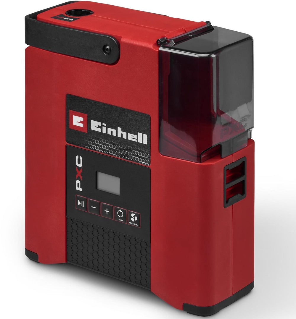 Einhell accu luchtpomp suppero 18 380 li solo - power x-change - 18 v li-ion - max. luchtafgifte: 100 l min - voor het opblazen van o.a. strandballen, sup's, opblaasbare boten - excl. accu en lader