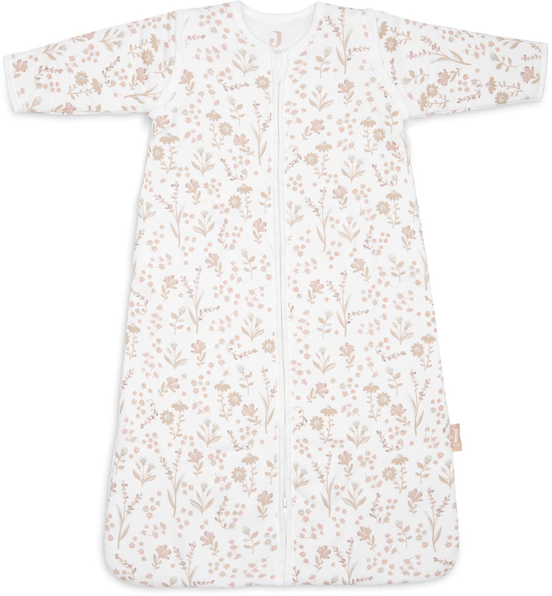 Jollein slaapzak baby met afristbare mouw 70cm - bloomy