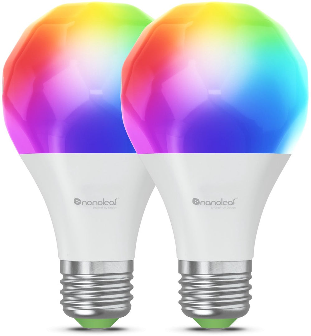 Nanoleaf matter a19 smart bulb - slimme verlichting - e27 - rgb - 2 stuks - apple home google home amazon alexa