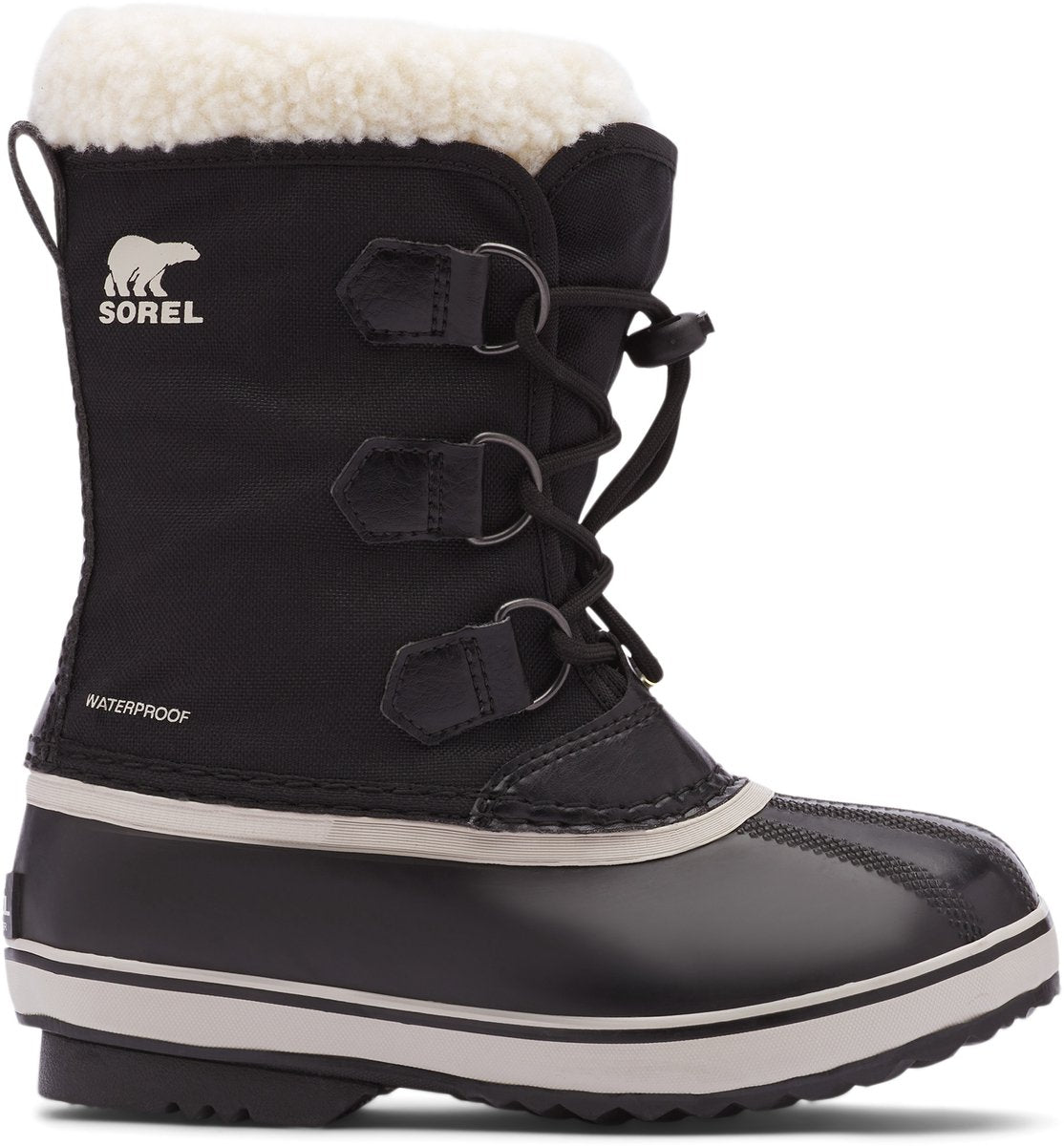 Sorel yoot pac™ nylon wp youth unisex snowboots - black - maat 33