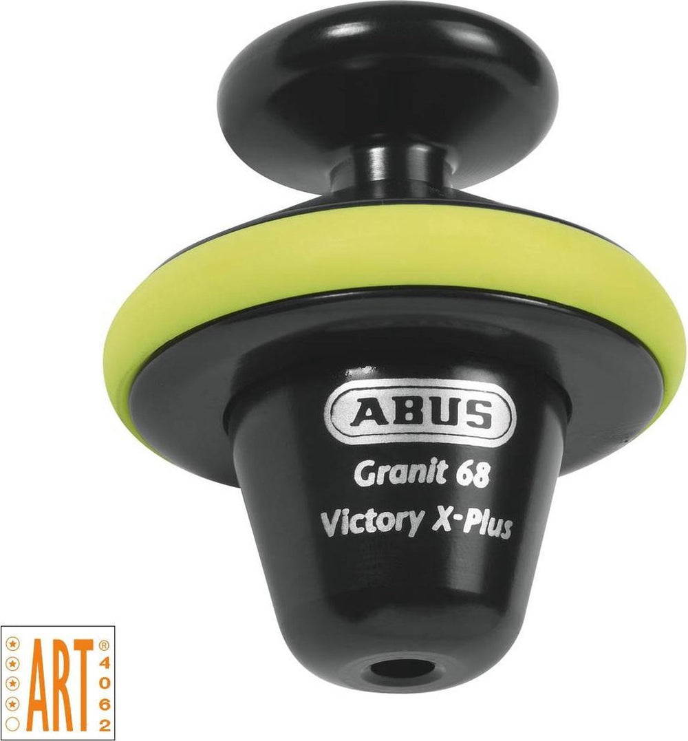 Abus motorslot schijfremslot - granit™ victory xplus 68 - security level 16 - art-4 geel - geschikt voor motoren - scooters