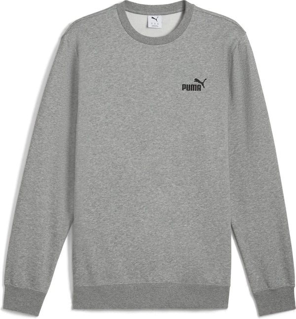 Puma ess small no. 1 logo crew fl unisex trui - medium gray heather m