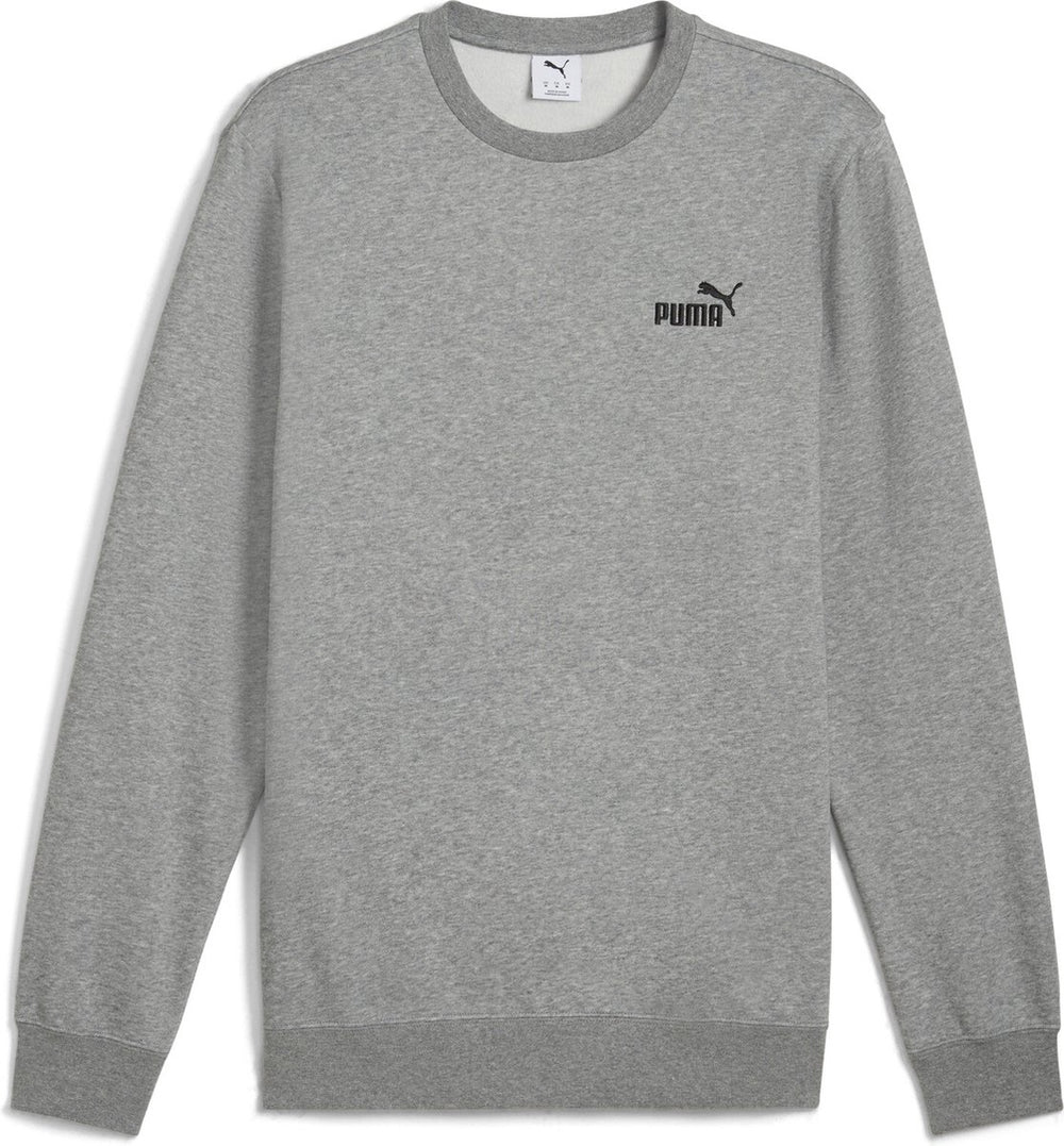 Puma ess small no. 1 logo crew fl unisex trui - medium gray heather
