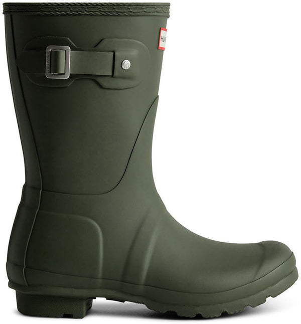 Hunter original short groen regenlaars dames (xwfs1000rmadov)