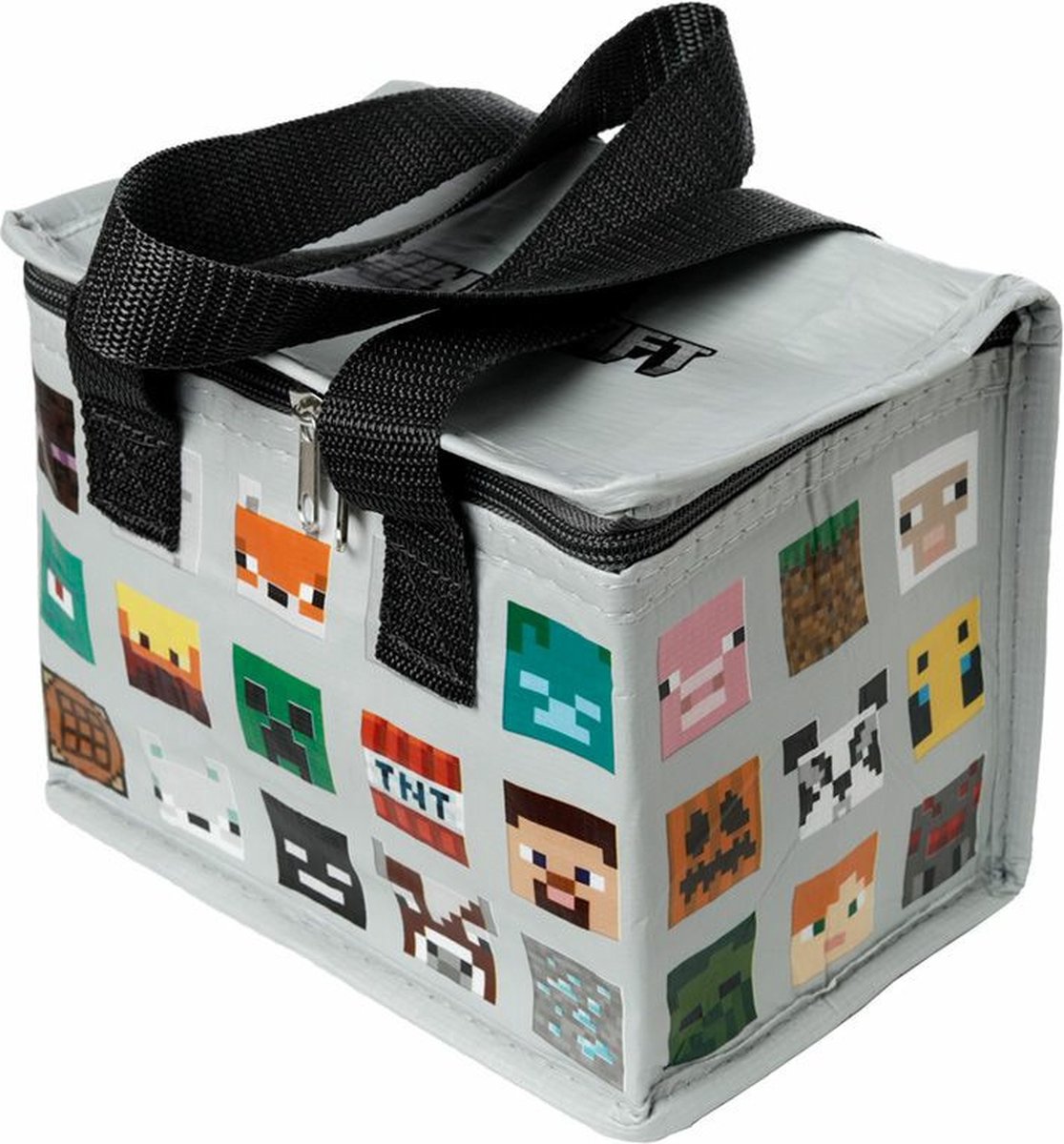 Puckator kleine lunch sixpack koeltas - minecraft print - 21 x 15 cm - 4,4 l