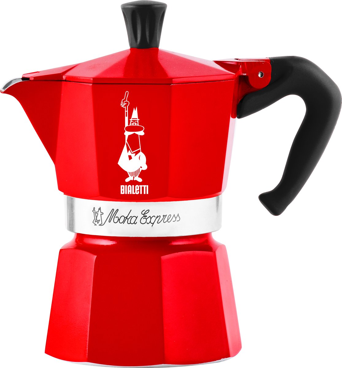 Bialetti moka express 3 kops - nutcracker