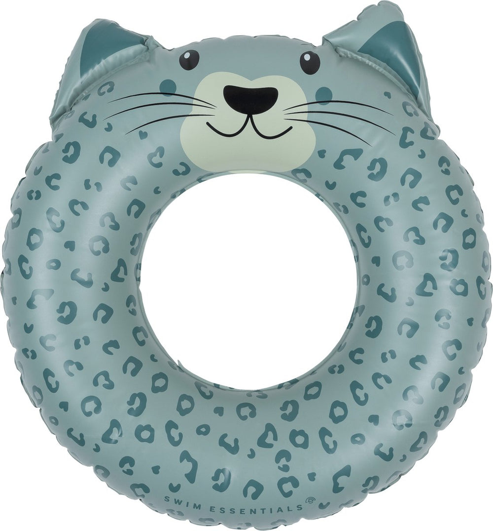Swim essentials zwemband - 55 cm - green leopard animal