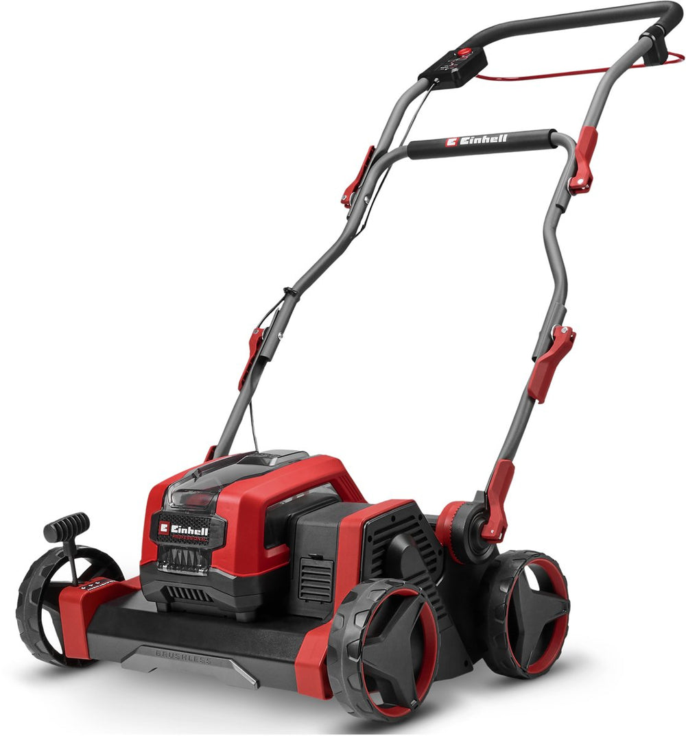 Einhell accu verticuteerder beluchter gp-sc 36 40 li bl solo - power x-change - 18 v li-ion - werkbreedte: 40 cm - 18 messen - tot 1100 m² op 1 acculading - excl. accu en oplader