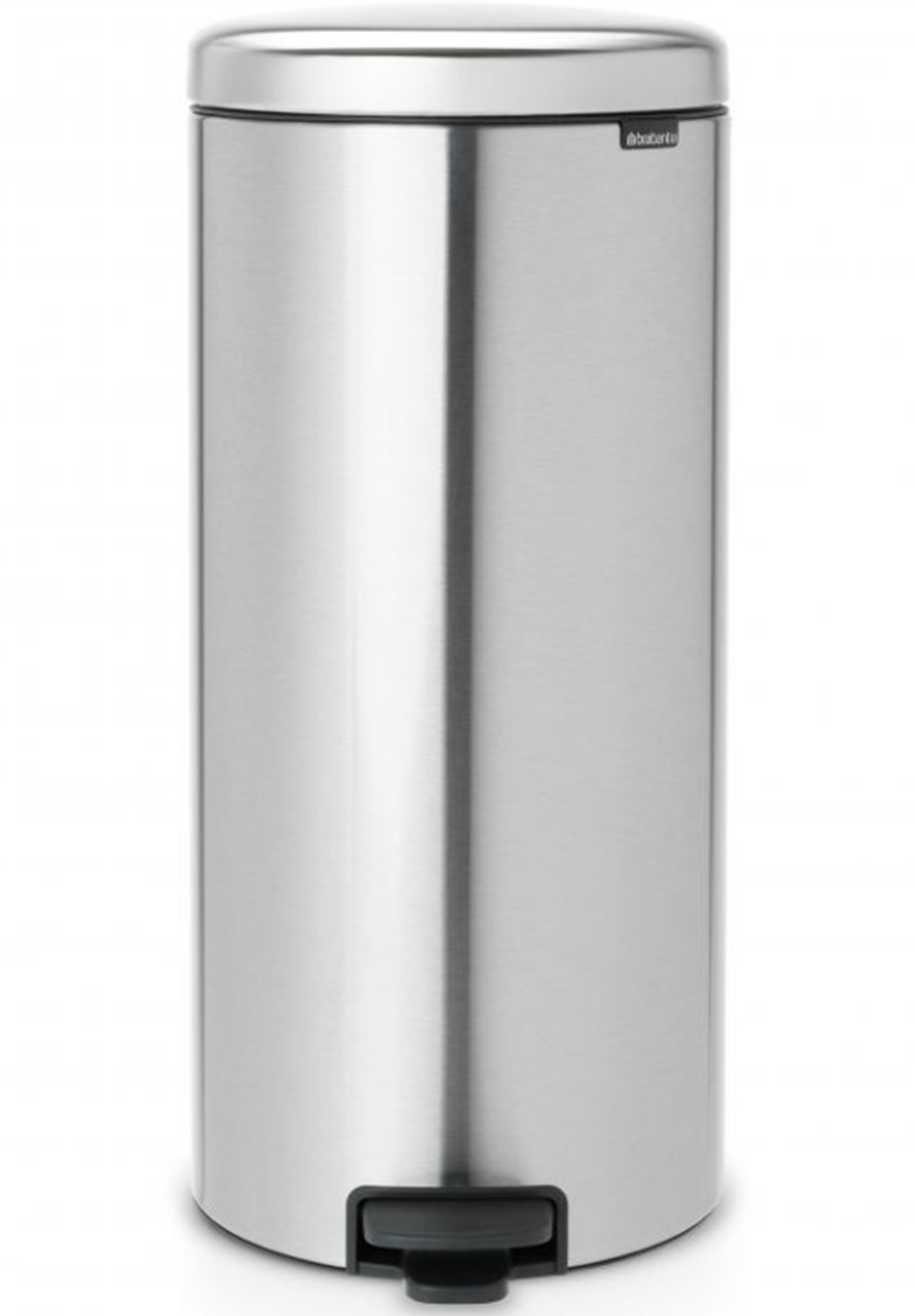 Brabantia pedaalemmer newicon 30 ltr matt steel fingerprintproof met kunststof binnenemmer