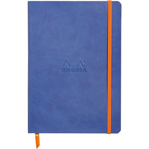 Notitieboek rhodia 117408c niet geperforeerd blauw